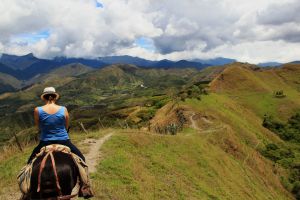 Vilcabamba view - J and trail