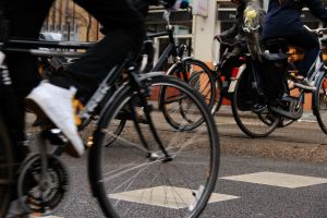 Commuter traffic in Amsterdam