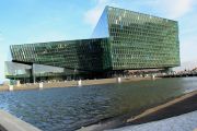Harpa outside
