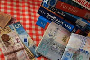 Stamps in my passport.