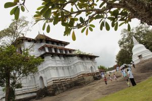 Lankatilake temple; lots of babies in this country