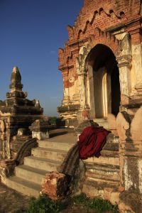 Like this temple in Bagan, Myanmar, that was an interesting walk. Why can't I talk about that?