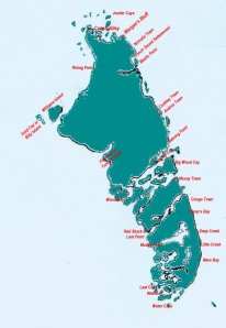 I have no pictures from back then, but I was somewhere above Coakley Town.