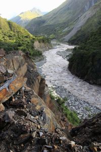 Urubamba River, Peru, cable car and zip-line