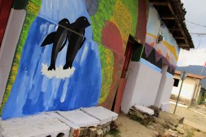 Apaneca, Ruta de las Flores, mural