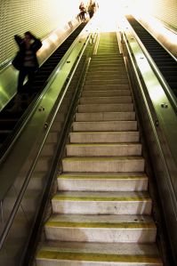 BART escalator
