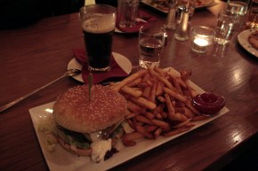Iceland food travel reindeer hamburger Hofn