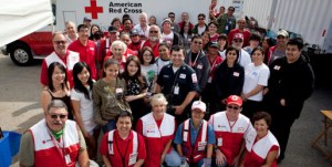 American Red Cross volunteers in Los Angeles