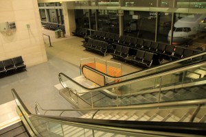 SFO boarding area