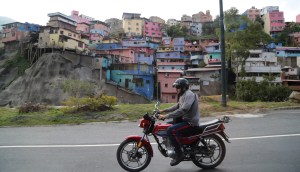 colorful houses outside Caracas