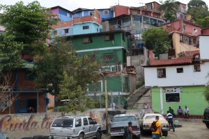 Colorful houses in the suburbs of Caracas