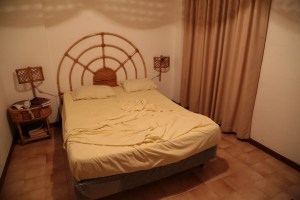 Unremarkable hotel room, clean but for the long black hairs that came preinstalled on the pillows and sheets.