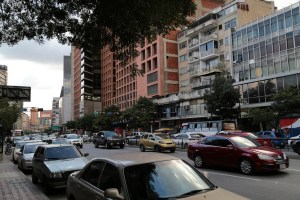 Normal Caracas street, travel in Venezuela
