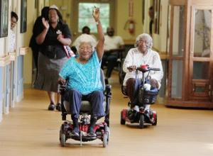 nursing home skooter race