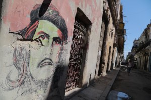 Che and I were both baking in Havana