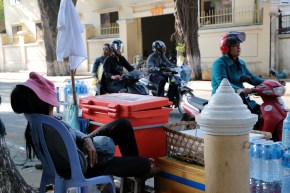Phnom Penh street vendor travel photo, Cambodia