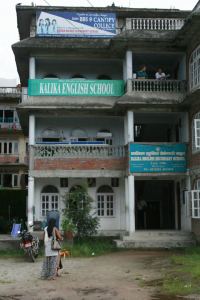Kalika Secondary School in Bhaktapur, home for summer 2011 and one of the schools where we taught. Parts were still unbuilt. I fear what it looks like now.