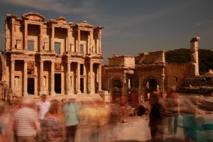 And for those times I couldn't avoid the tours, like at Ephesus, a nice Neutral Density filter could at least blur them into ghosts