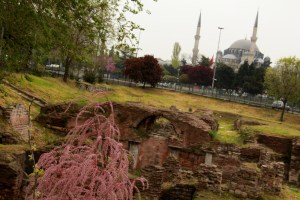 Istanbul's past, farther past, and present.