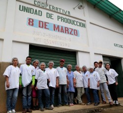 Venezuela pasta co-op staff