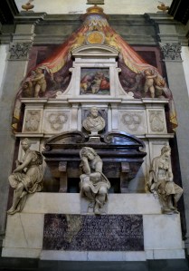 Just standing alone in front of the tomb of arguably the greatest artist in the history of the human species.