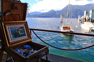 Lake Como, in art and on water bueno