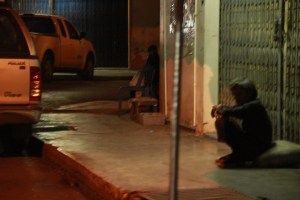 Why not walk around a closed market in a shady area of a border town?