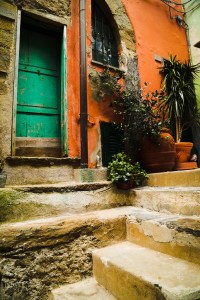 Cinque Terre street detail_