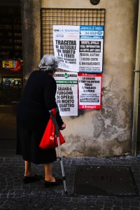 Italy Orvieto dire newspapers for adults