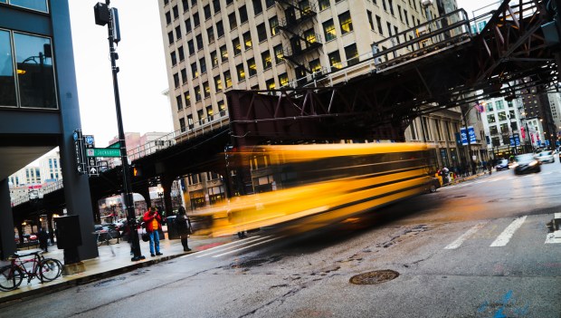 Chicago flying schoolbus v