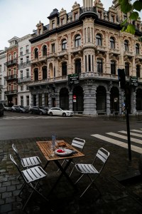 Brussels sidewalk dining