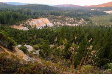 Yuba River camping valley