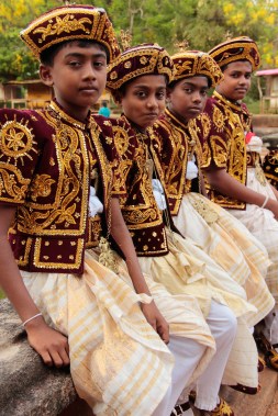 Sri Lankan kids at a wedding Anuradhapura