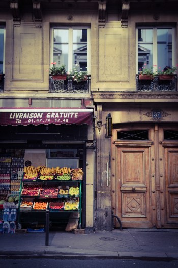 Paris fruit stand