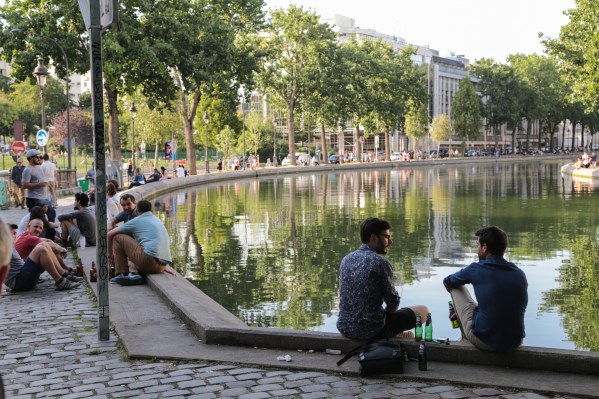 Paris street people canal