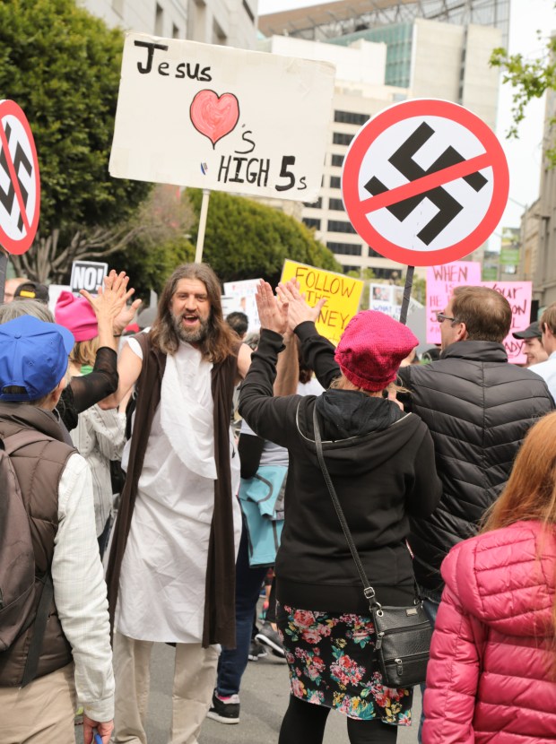 America Marches and hugs are good starts