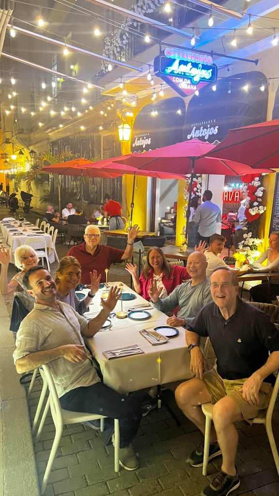 Outdoor restaurant in Havana, Cuba